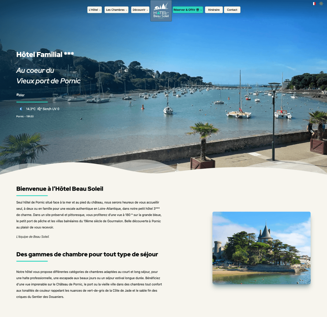 Site de l'hôtel BeauSoleil