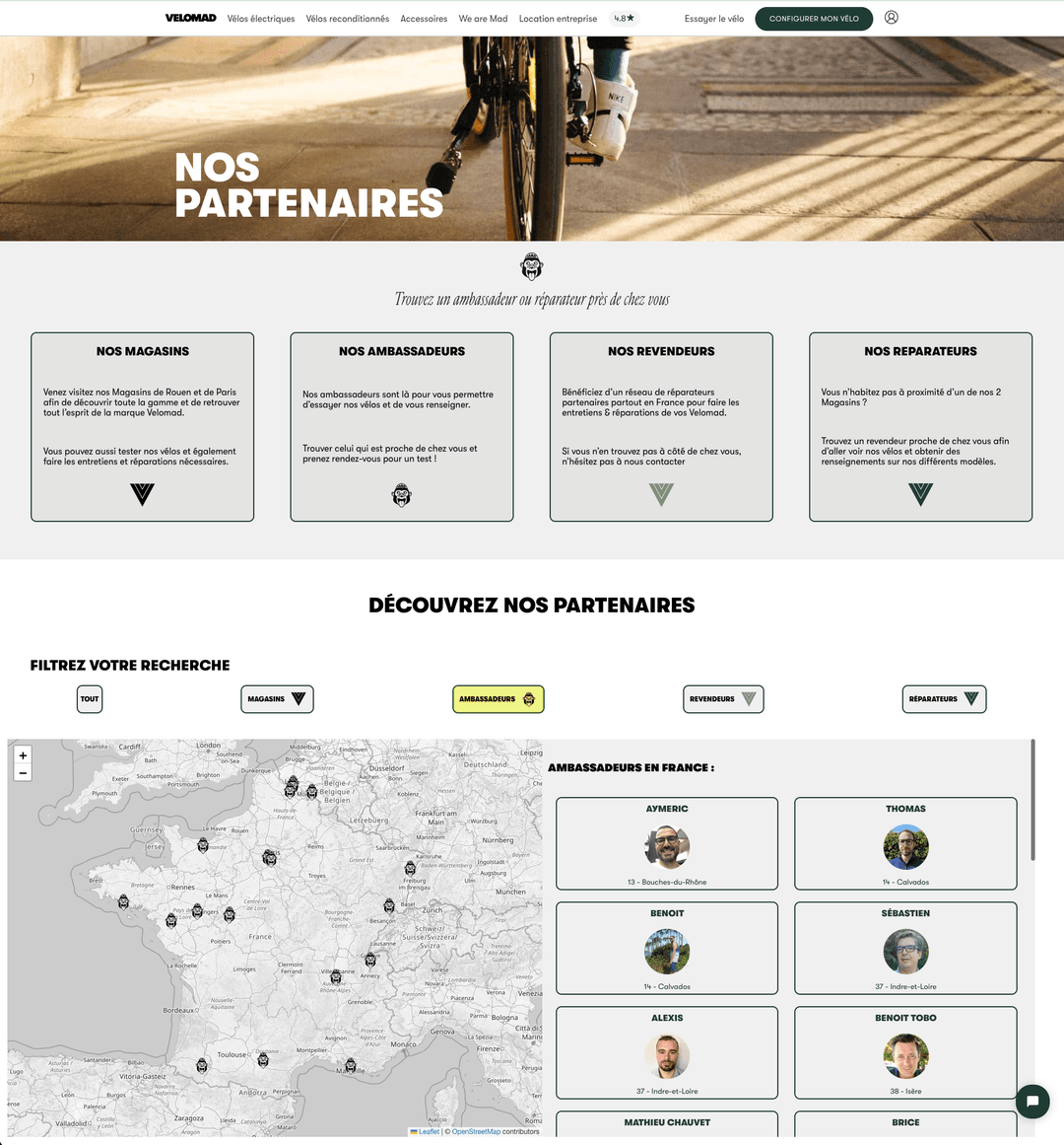 Site Maps du velomad